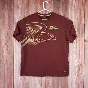 *READ* Harley Davidson Mens XL 120th Annyversary T-Shirt Tee Speedbird Eagle